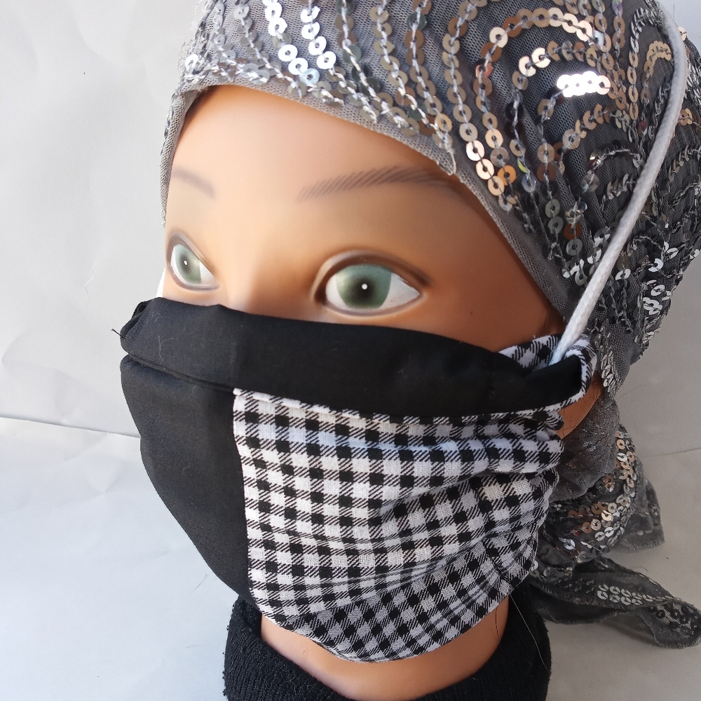 Strong 100% Cotton Snug N Tie FaceMask